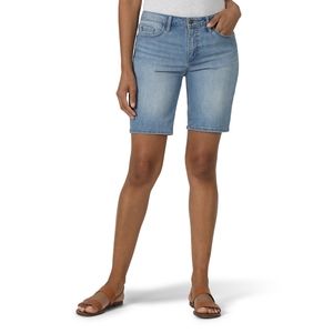 LEE RIDERS | Midrise Bermuda Short/24W/Antq Indigo